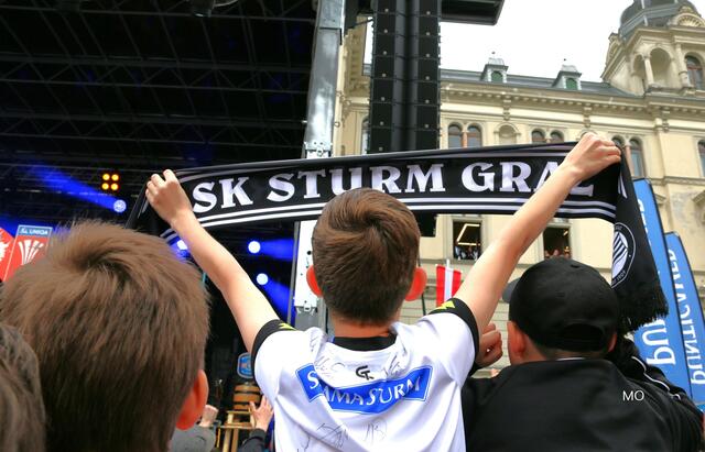 Sk Sturm, Siegesfeier, Graz