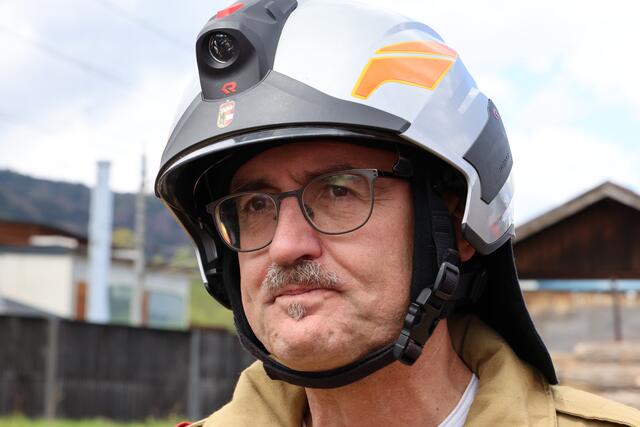 Bezirksfeuerwehrkommandant Markus Kronreif | Foto: Maria Tiefenbacher-Schöndorfer, 2023