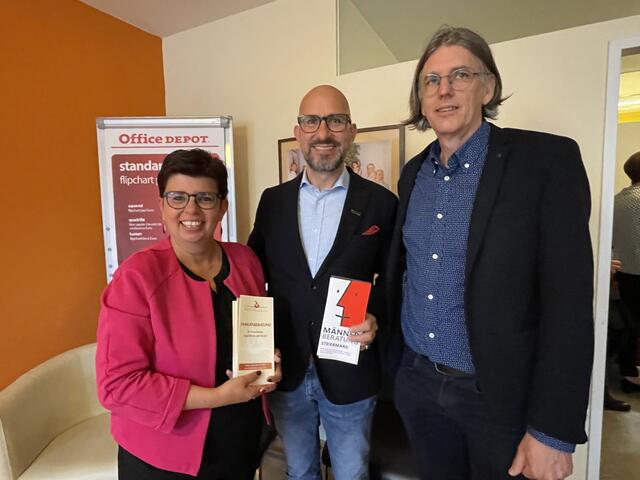 Bernadette Kerschler, Michael Schumacher und Norbert Leitner | Foto: Waltraud Fischer