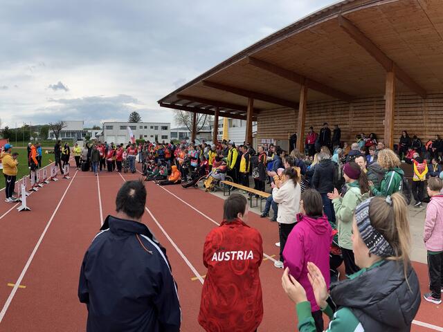 "Volles Haus" bei der LA-Anlage der HTL Pinkafeld | Foto: Special Olympics Burgenland