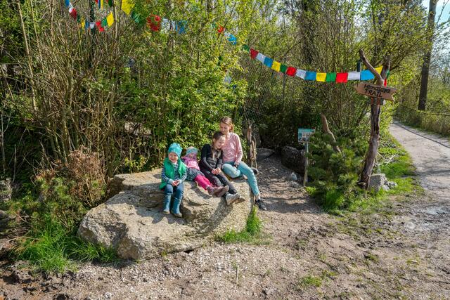 Der Himalaya-Trail im Zoo Schmiding ermöglicht es den Besucherinnen und Besuchern auf das Dach der Welt zu steigen. | Foto: Zoo Schmiding/ Mario Reichenberger