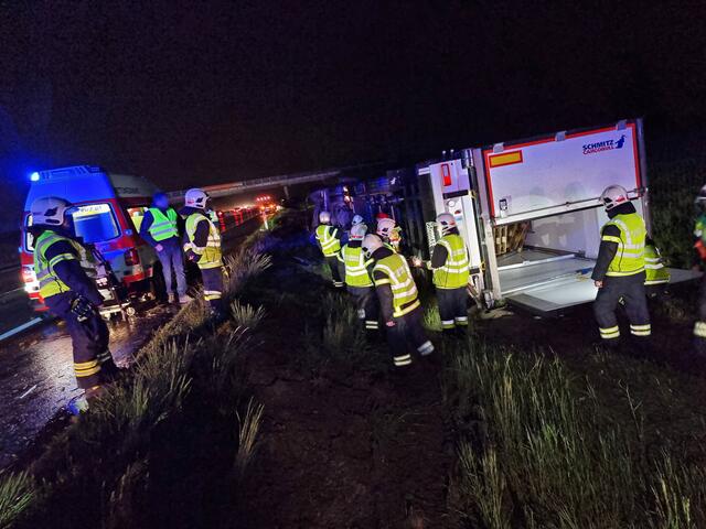 Die Feuerwehren Traiskirchen-Stadt, Möllersdorf und Mödling waren bei der Bergung im Einsatz. | Foto: BFKDO BADEN / Stefan Schneider