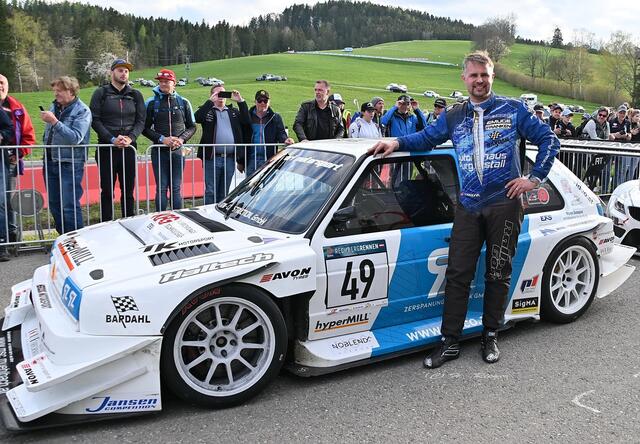 Karl Schagerl konnte mit seinem Rallye Golf einen neuen Streckenrekord in der Kategorie Tourenwagen aufstellen. | Foto: MSC Mühlbach