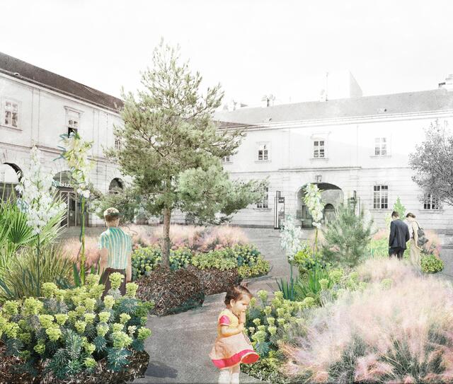 Siegerentwurf: Begrünungskonzept für das Museumsquartier finalisiert ...