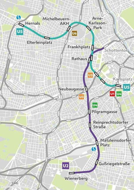 So schaut die neue Streckenführung künftig im Endausbau aus.  | Foto: Wiener Linien