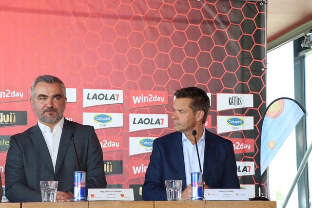 Sportlandesrat Heinrich Dorner und Tourismus Burgenland-GF Dietmar Tunkel | Foto: Kathrin Haider