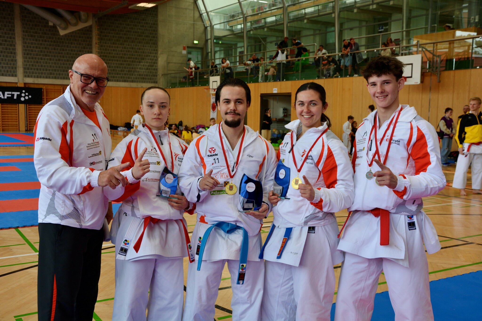 Karate Landesmeisterschaft KataLandesmeister 2023 kommen aus Höchst