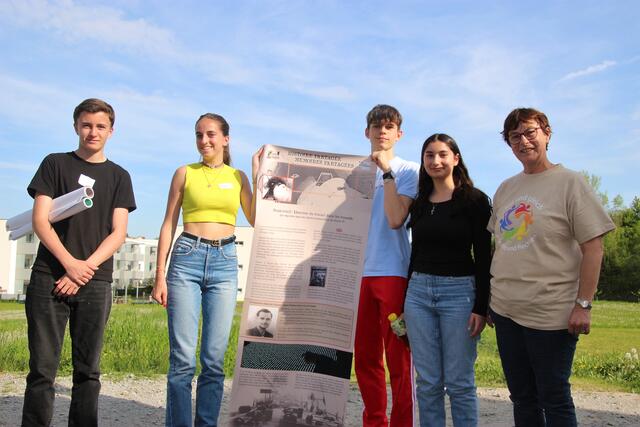 Im Haus der Erinnerung erarbeiteten, wie hier junge Franzosen, Jugendliche ein paneuropäisches Geschichts- und Werteverständnis | Foto: Eckhart Herbe