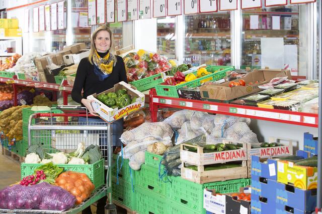 Auch Obst und Gemüse aus dem Lebensmittelgroßhandel wird von der Flotten Lotte verarbeitet. | Foto: studiohuger.at