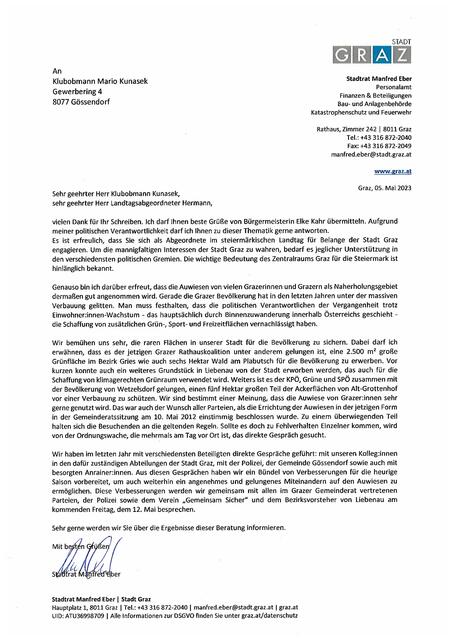 Stadtrat Manfred Eber antwortete Mario Kunasek auf dessen offenen Brief an die Bürgermeisterin. | Foto: KPÖ Graz