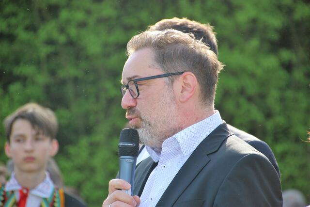 Viel Spaß mit Europas Jugend hatte auch Bgm. Andreas Derntl. | Foto: Eckhart Herbe