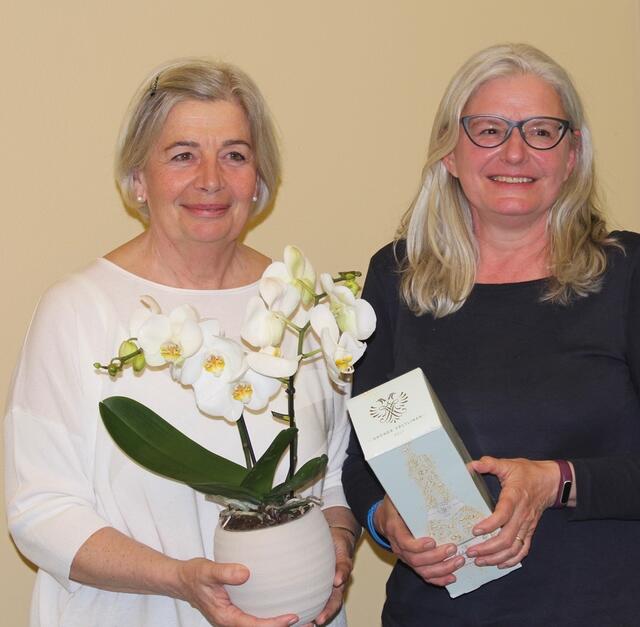 Links Stadträtin Eva Mückstein, sie bleibt Umweltgemeinderätin, rechts Stadträtin Marta Glockner, die den Vorsitz der Grünen übernimmt | Foto: Die Grünen