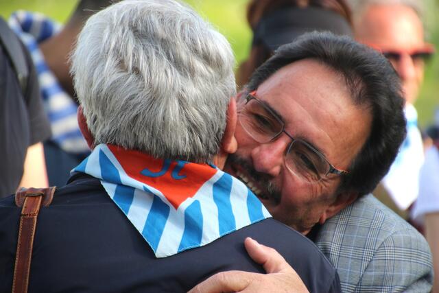 Wiedersehen mit alten Freunden aus Italien - die langjährige Städtepartnerschaft mit Empoli hat viele Beziehungen entstehen lassen. | Foto: Eckhart Herbe