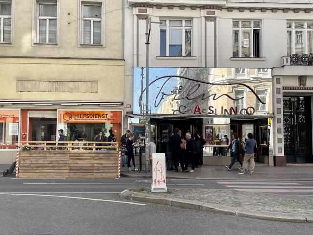 Zum ersten Mal hat das Filmcasino jetzt eine Grätzloase. | Foto: Barbara Schuster/RMW