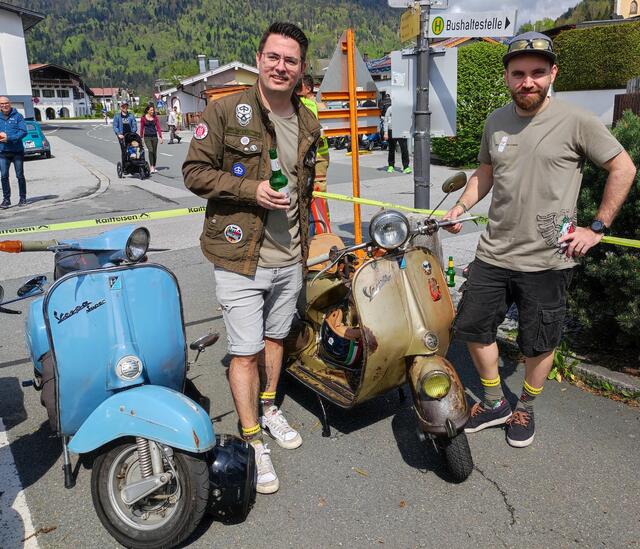 Organisierten wieder das Treffen in Kössen: von li. Thomas Kirchmaier und Josef Hochgründler