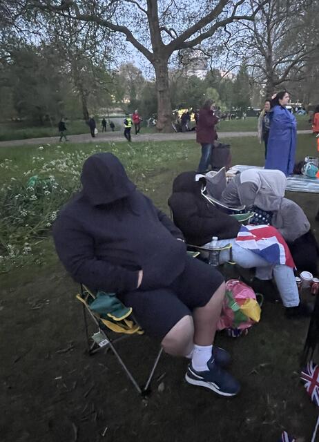 Camper warteten geduldig auf die Krönung. | Foto: Astrid Hofer