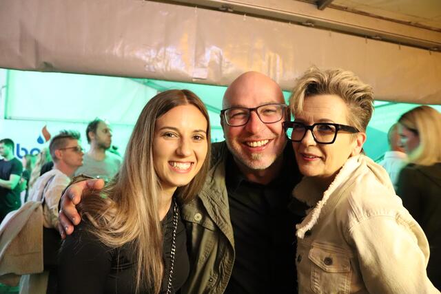 Alina Schönbauer, Martin Datzreiter und Manuela Brunnauer hatten eine "Fetzen Gaude".