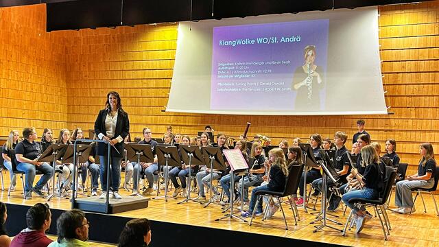 Jugendblasorchester KlangWolke WO/St.Andrä siegt in Ossiach