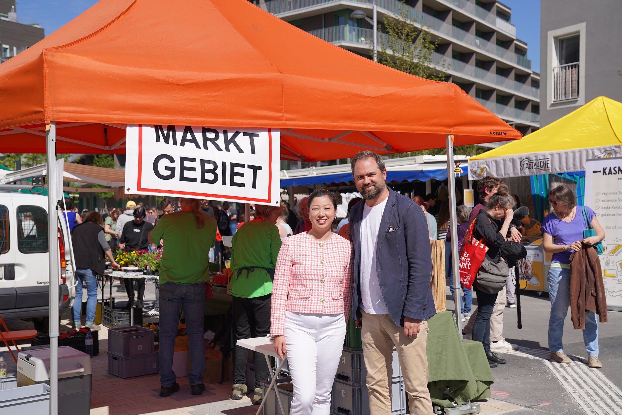 In der Donaustadt Freude über die Eröffnung des neuen Donaustadt