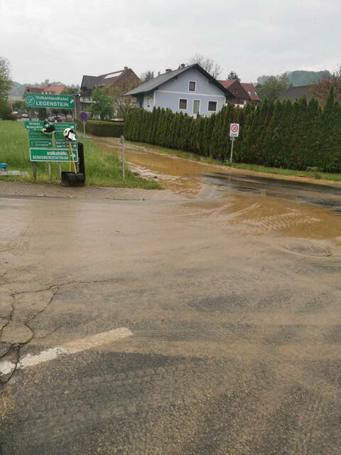 Verdeckte Straßen in Bairisch Kölldorf. | Foto: FPÖ Bad Gleichenberg