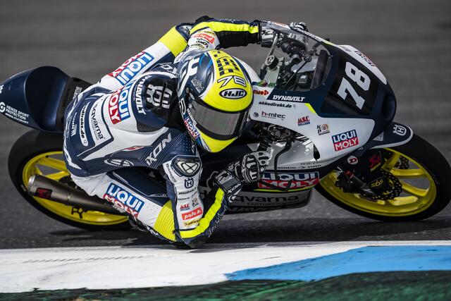 Rosenthaler holte in Portugal seinen ersten Stockerlplatz. | Foto: Liqui Moly Husqvarna Intact GP Junior Team