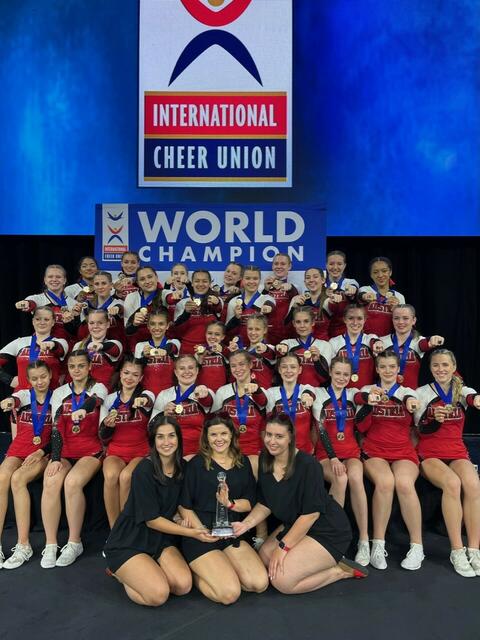 Das Team Austria lieferte heuer genauso wie schon im Vorjahr eine starke Leistung bei der Cheerleading-WM in Florida ab. | Foto: KK