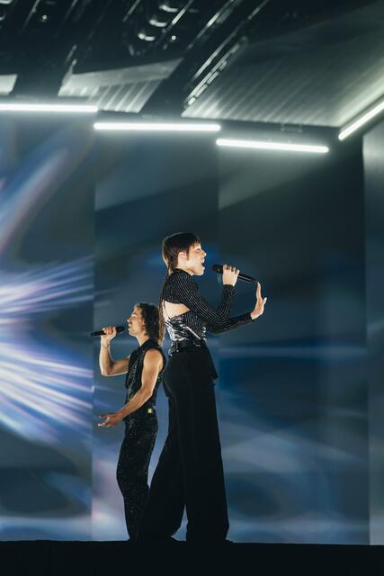 Die Niederlande setzen auf Tristesse und meiner Meinung auch auf Fadesse. Schade.  | Foto: Sarah Louise Bennett/ EBU