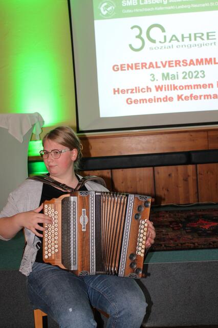 Für die nette musikalische Umrahmung des Programmes sorgte Ines Hinterdorfer aus Kefermarkt.
Wir bedanken uns dafür sehr herzlich! | Foto: SMB Lasberg