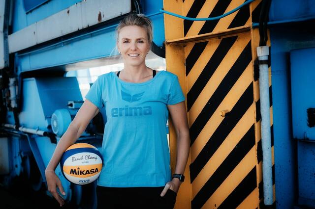 Echte Pionierarbeit leistet die Ex-Profi-Volleyballerin als Trainerin mit ihren Kollegen bei der Beach-Union OÖ in Linz. | Foto: Beach-Union OÖ