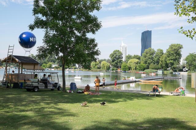 Das Gänsehäufel erfreut sich bei den Wienerinnen und Wienern großer Beliebtheit. 
 | Foto: Arnold Burghardt