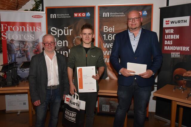Alois Hinterer und Florian KAIN (4. Platz Stahlbautechnik) | Foto: Alois Braid / BS Schärding