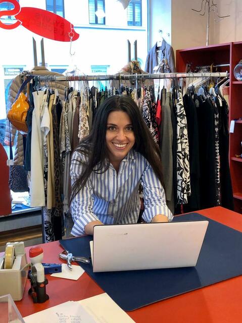 Melanie Schwinger führt den Second Hand Shop. | Foto: Sylvi´s Tauschecke
