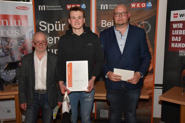Alois Hinterer und Marcel David ROSNER (4. Platz Maschinenbautechnik) | Foto: Alois Braid / BS Schärding