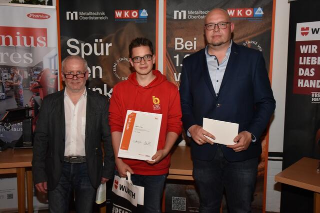 Alois Hinterer und Mathias FIXL (4. Platz Maschinenbautechnik) | Foto: Alois Braid / BS Schärding