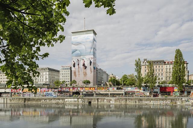 „Wandernde Eisberge“ mitten im Wiener Stadtzentrum | Foto: Wiener Städtische Versicherungsverein/Hertha Hurnaus