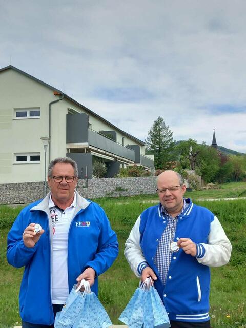 V.l.: Heinz Haschka, Gemeinderat Peter Terzer. | Foto: privat