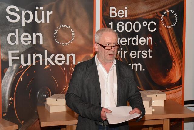 Alois Hinterer begrüßte die Gäste und führte durch das Programm | Foto: Alois Braid / BS Schärding