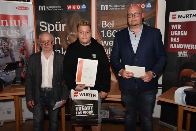 Alois Hinterer und Julian KARLINGER (4. Platz Maschinenbautechnik) | Foto: Alois Braid / BS Schärding
