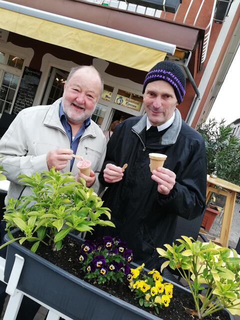 Unsere Eisheiligen Alfi und Pater Engelbert | Foto: PV Gams und PV Palfau