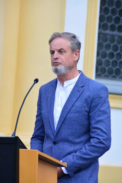 Peter Kapeller, Obmann des Pfarrgemeinderats, lobte den Beitrag des Jubilars zur Entwicklung der Abtei Stams.