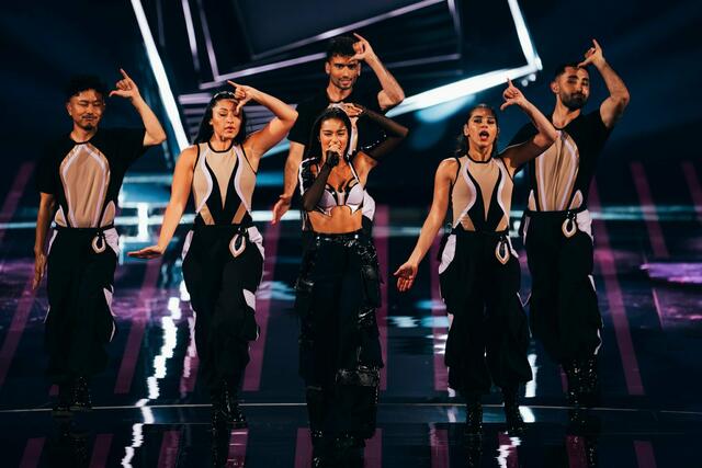 Israel setzt auf Tanzen, nackte Haut und viel Beat. | Foto: Sarah Louise Bennett/ EBU