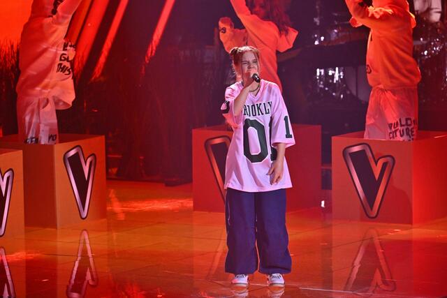 Die Wienerin Emma holte sich den Sieg bei "The Voice Kids". | Foto: SAT.1/Claudius Pflug