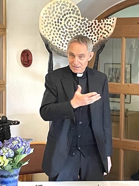 Georg Gänswein präsentierte sein Buch. | Foto: Kogler
