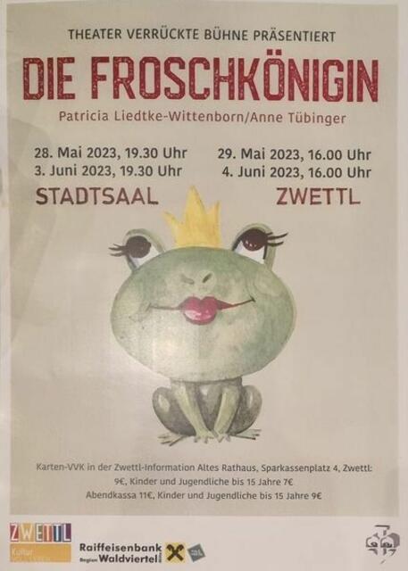 Die "Froschkönigin" ist ein Musical für die ganze Familie. | Foto: Jaqueline Renner