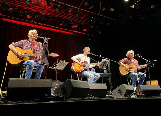 Ulli Bäer, Matthias Kempf und Andy Baum in der KUGA