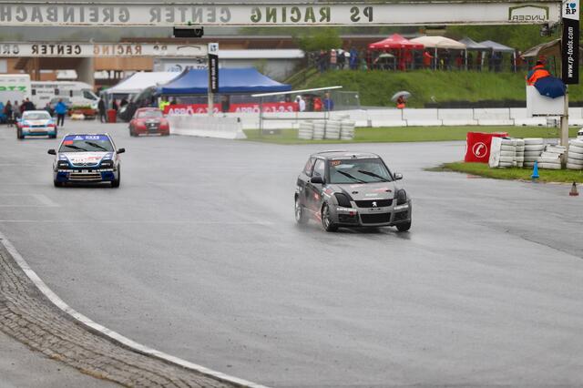Walter Hochegger (vorne) holte sich beim Heimrennen zwei dritte Plätze; Michael Post (hinten) wurde einmal vierter. | Foto: Alfred Mayer