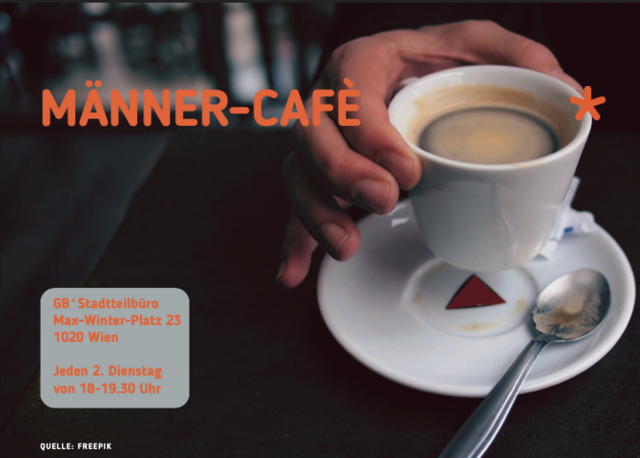 Am Max-Winter-Platz 23 in der Leopoldstadt findet jeden zweiten Dienstag von 18 bis 19.30 Uhr das Männercafé statt. | Foto: GB*/ Freepik