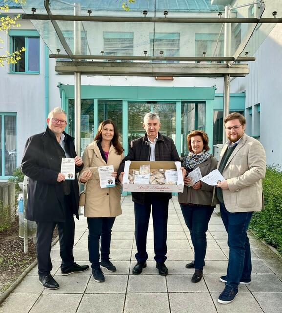 v.l. Martin Weber, Melanie Eckhardt, Walter Temmel, Maria Adam und Thomas Haffer | Foto: Volkspartei Burgenland