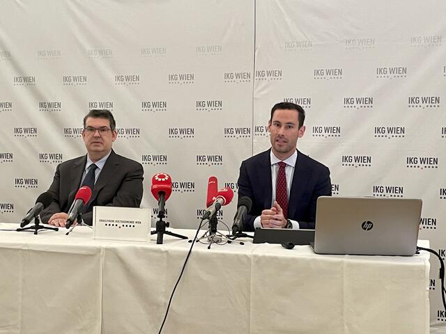 IKG-Präsident Oskar Deutsch und Generalsekretär und Leiter der Antisemitismus-Meldestelle Benjamin Nägele. | Foto: Barbara Schuster/RMW