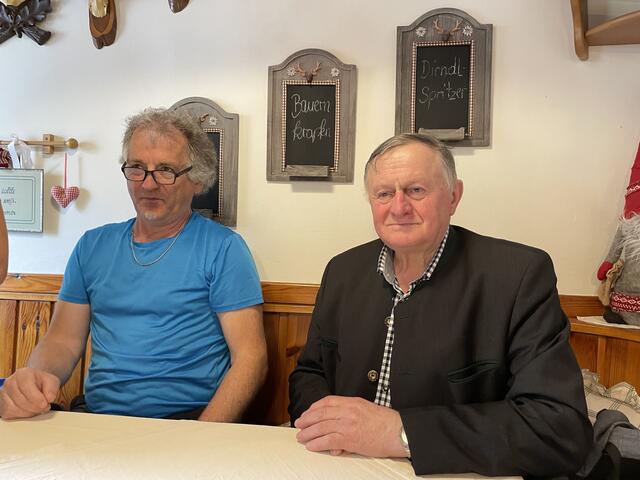 Bürgermeister in der Loich Anton Grubner (rechts) | Foto: Martina Schweller